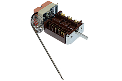 Переключатель режимов духовки + термостат, 5-позиционный, универсальный, 0-300 С, 2 контакта